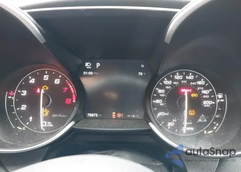 2017 Alfa Romeo Giulia Quadrifoglio Rwd из США, поврежденный, VIN ZARFAEAV3H7532849